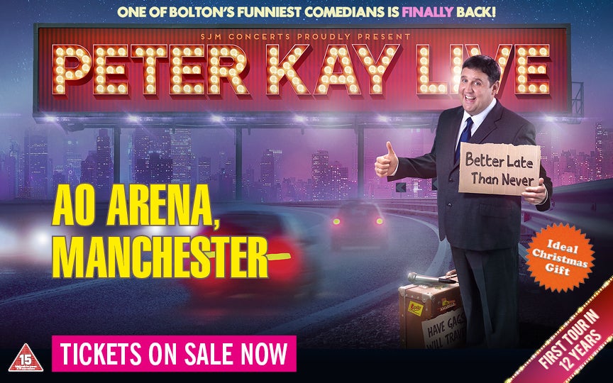 peter kay tour cities